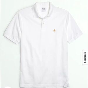 Brooks Brothers White Polo Shirt